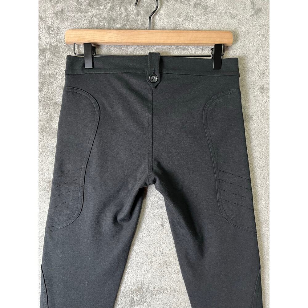 POLO Ralph Lauren Black Moto Riding Pants Women's Size 2 Skinny Stretch Zip - Picture 4 of 9